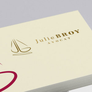 carte visite julie broy avocat vignette