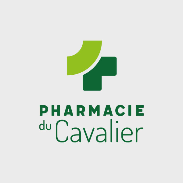 logo pharmacie du cavalier carré